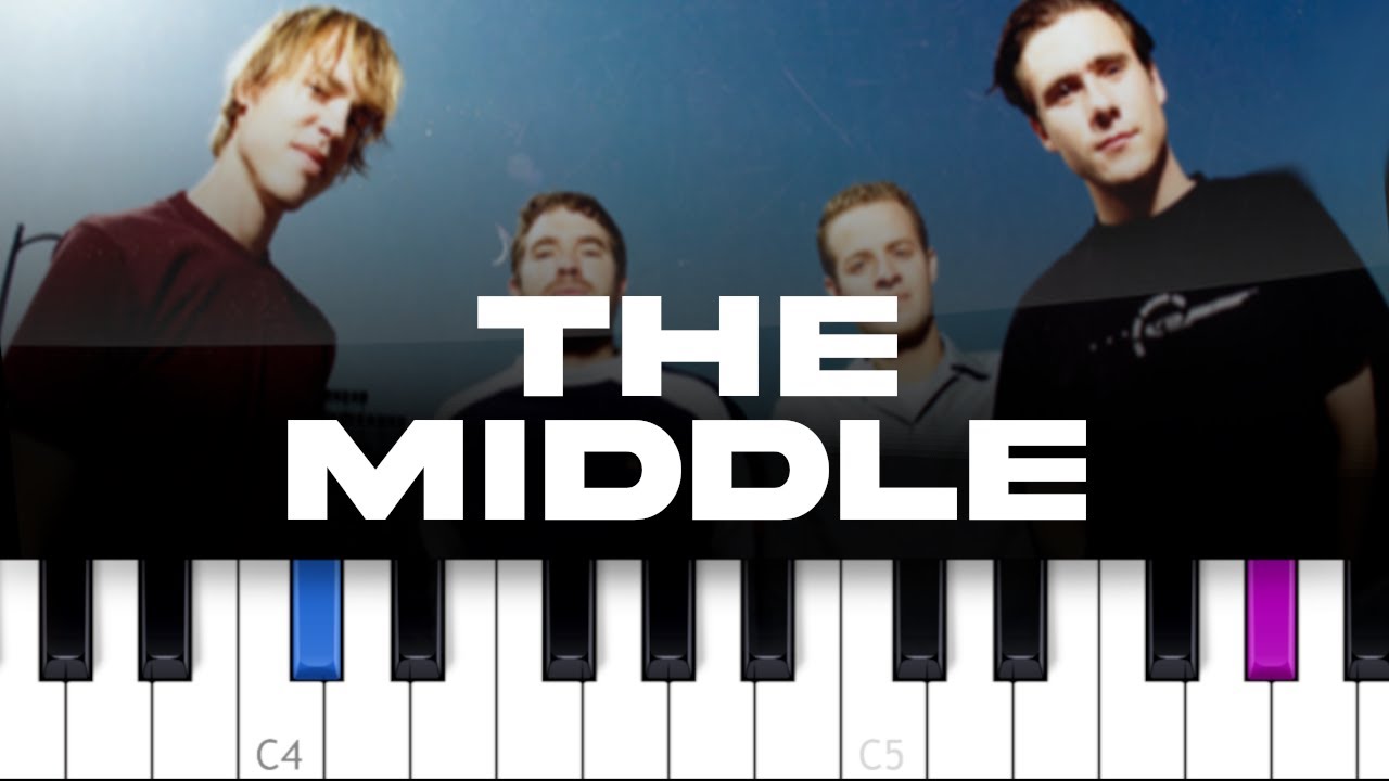 Jimmy Eat World - The Middle  (piano tutorial)