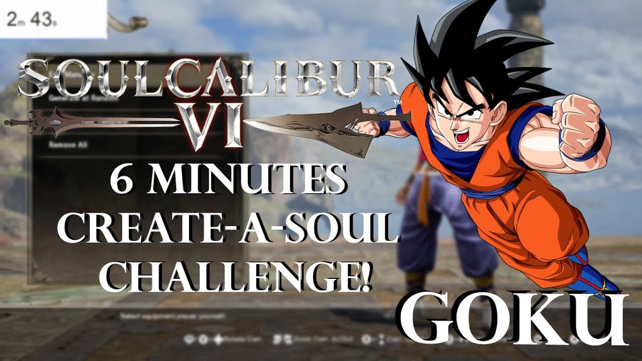 Soul Calibur 6: 6 Minute Challenge - Create a Soul Goku!!! - YouTube