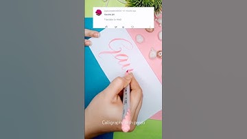 gausia name calligraphy #calligraphy #calligraphyname #calligraphyart #trending #shorts #short #art
