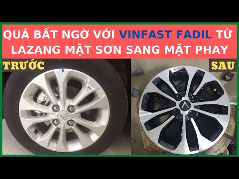 Video Lazang Vinfast Fadil Chuyển Từ Mặt Sơn Sang Mặt Phay... - youtube