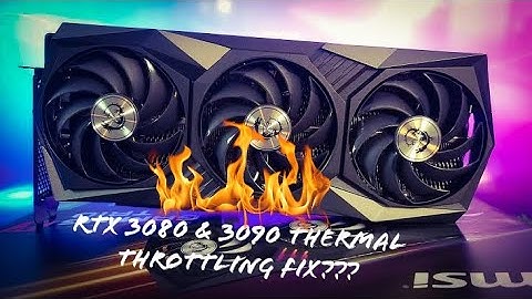 RTX 3080 & 3090 Thermal Throttling FIX | Bring Vram Temps down without voiding warranty