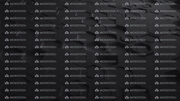 Black Abstract Hexagon Geometric Surface Seamless Loop 4K UHD. Front View