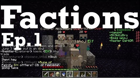 Minecraft | Factions Ep.1: The Basic Start w/ 3lonesharks