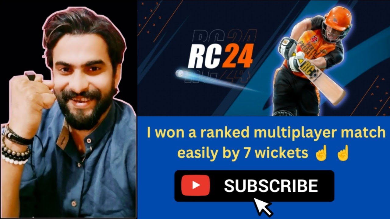 I won a ranked match easily by 7 wickets ☝️☝️|| Real cricket 24 ...
