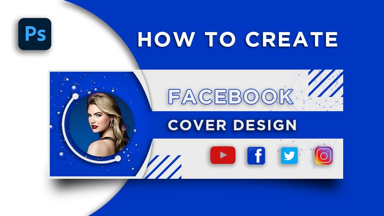 Учебное пособие по Adobe Photoshop | Дизайн обложки Facebook в Photoshop | Как создать фотообложк...
