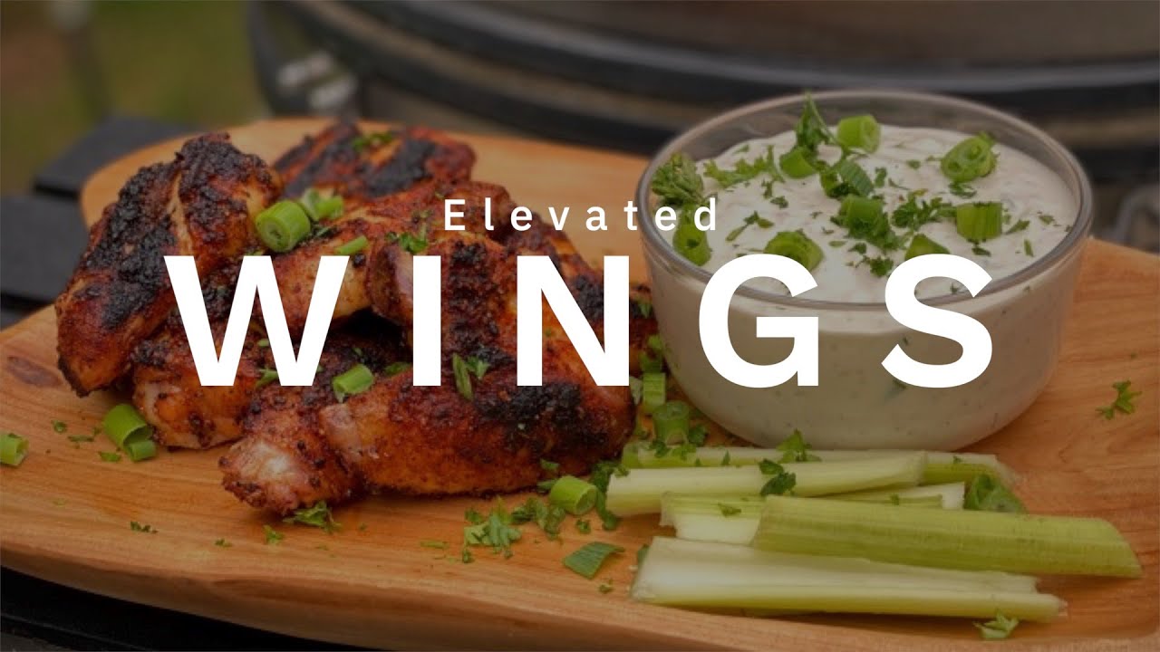 ELEVATED Chicken Wings on the Slow 'N Sear Kamado! YouTube