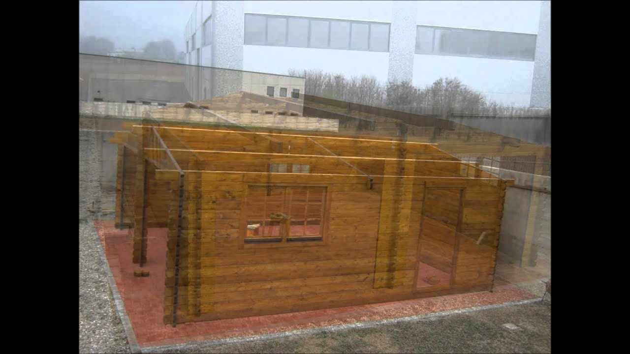 Video garage 6x6 blockhouse youtube Garage di legno