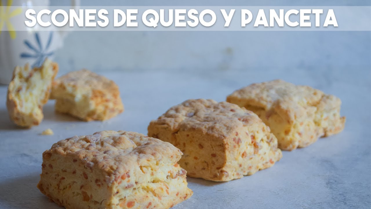 SCONES DE QUESO Y PANCETA