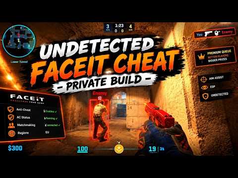 UNDETECTED FACEIT CHEATS CS2 - PRIVATE BUILD 2026 #faceit #cheat #cs2 #counterstrike #wallhacker