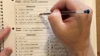 Geo Unit 2 Notes 8 Angle Proofs