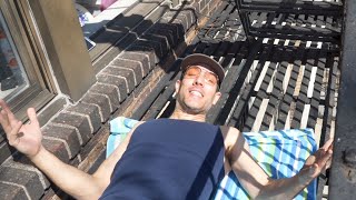 Catching Rays (on the Fire Escape) Quarantine Music Video