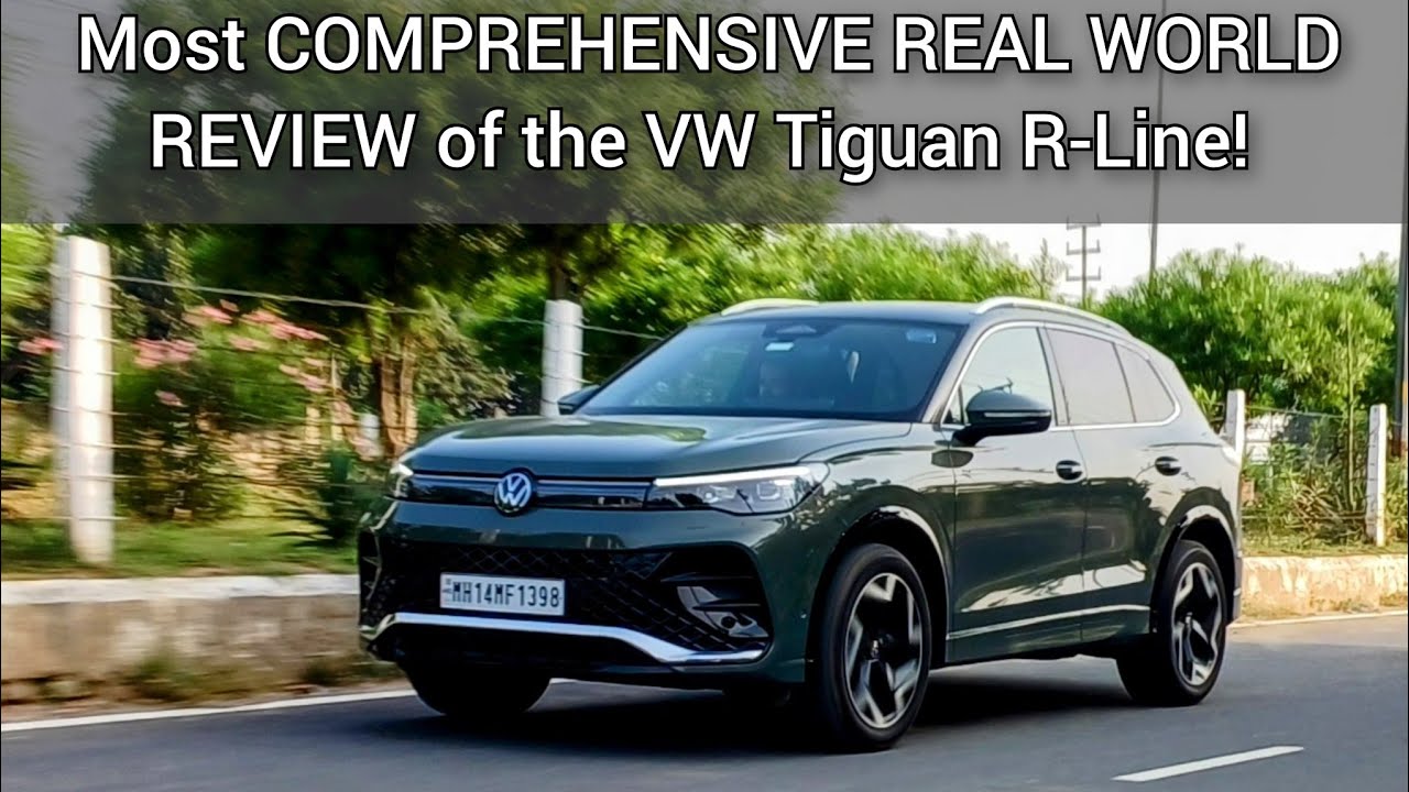 VW Tiguan R-Line Review | Price Mileage Performance Handling Ride Quality DCC Pro & ACT Explained 