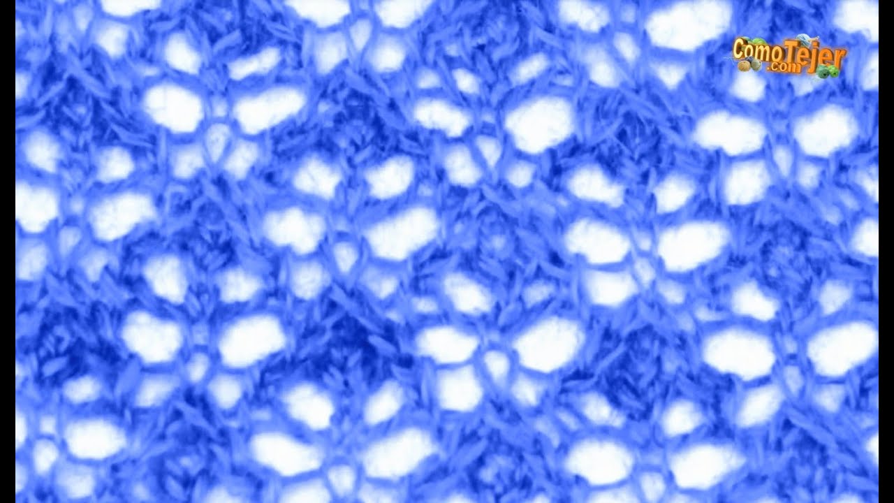 Cómo Tejer ENCAJE INGLÉS - 2 agujas (525)