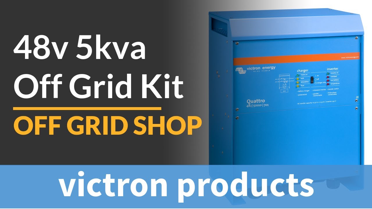 48v 5kva Off Grid Kit - Victron Solar System - YouTube