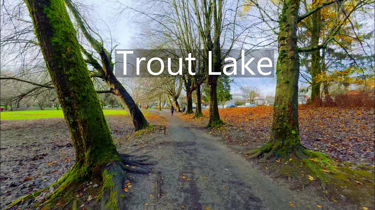 Walking Around Trout Lake Park | East Vancouver Scenic Walk 4K | Relaxing Nature