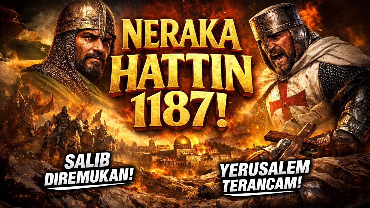 HATTIN 1187: Neraka Dahaga yang Menghancurkan Pasukan Salib & Membuka Jalan ke Yerusalem