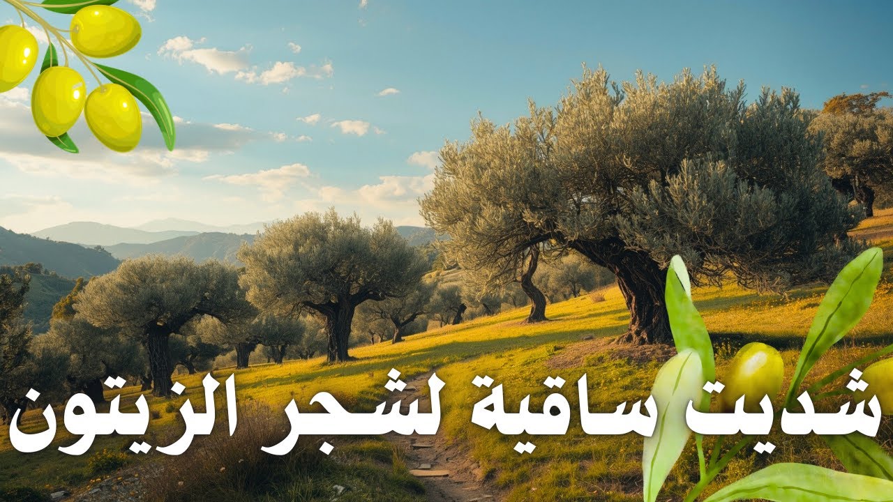 شوفو كيفاش نسقي شجر الزيتون والحرارة طالعة