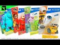 Disney PIXAR Mattel action figures (Complete Set) WALL e, EVE, MIKE, SULLY, BOO, and Mr. INCREDIBLE!