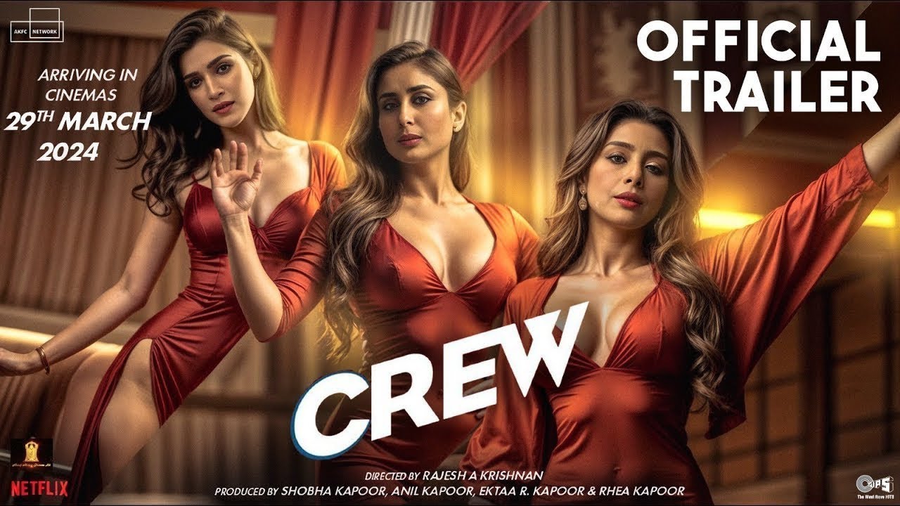 Crew | Trailer | Tabu | Kareena Kapoor Khan | Kriti Sanon, Diljit Dosanjh | Kapil Sharma| 29 March