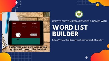 Interactive Reading Games With Word List Builder | Emily Gibbons | The Literacy Nest