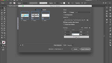 How to use Export For Screens in Illustrator CC 2017