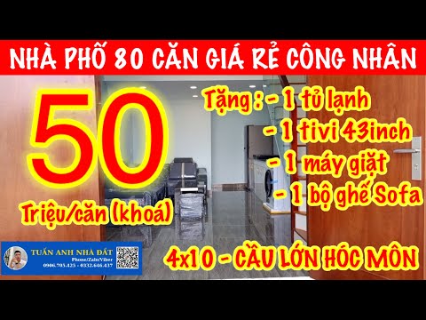 Video #693????80 căn Nhà giá rẻ 140tr/căn Hóc Môn 4x10 tặng... - youtube