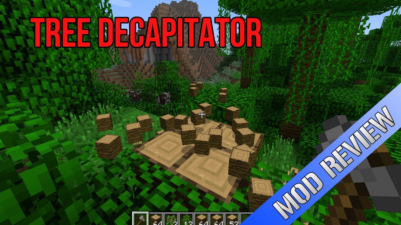 Minecraft Tree Capitator MOD Review Episode 2 YouTube