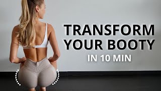 10 MIN. BOOTY TRANSFORMATION for a Round & Perky Bum (At Home Workout)