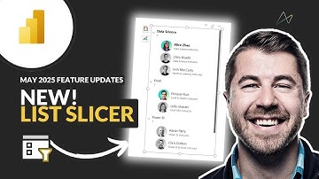 NEW Power BI List Slicers | May 2025 Update (Full tutorial, PBIX file included!)
