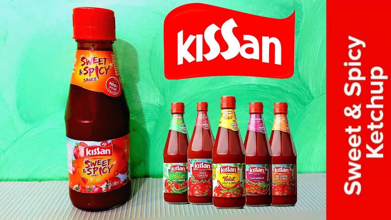 Kissan Sweet & Spicy Tomato Ketchup Sauce. kissan ketchup sauce