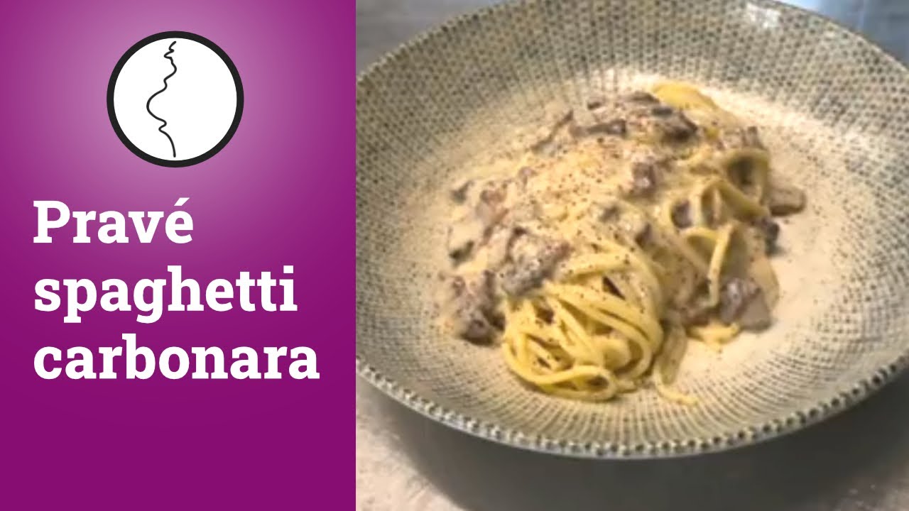 Spaghetti Carbonara podle italského šéfkuchaře | Těhotnej kuchař