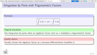 12.4 Integration of Trigonometric Functions