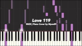 RIIZE (라이즈) - Love 119 [PIANO COVER]