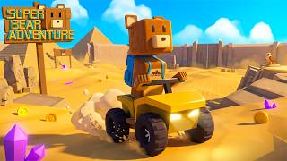 SÜPER AYI ÇÖLDE ALTIN MOTOSİKLET BULDU | SUPER BEAR ADVENTURE 4.BÖLÜM
