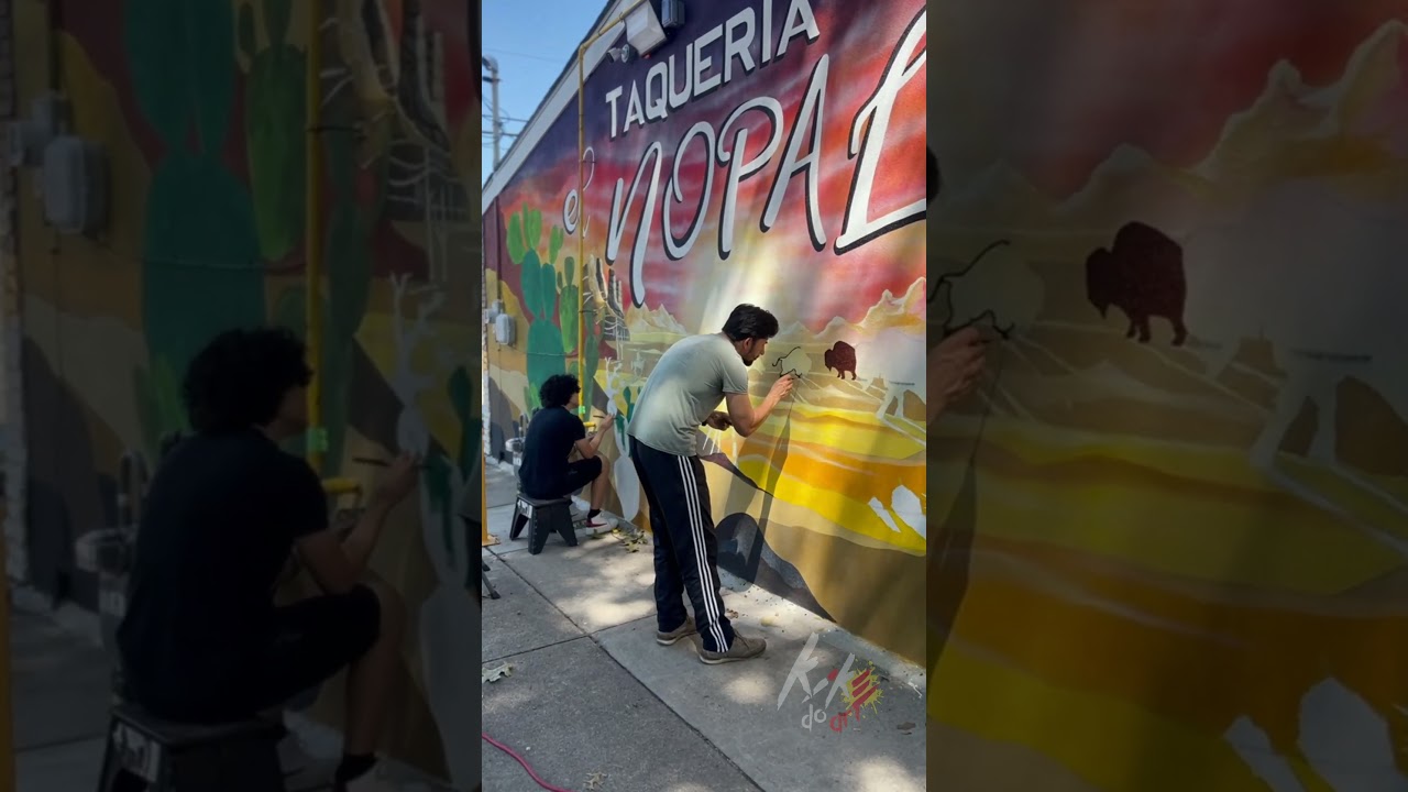 Desert / Mural Sign Restaurant  