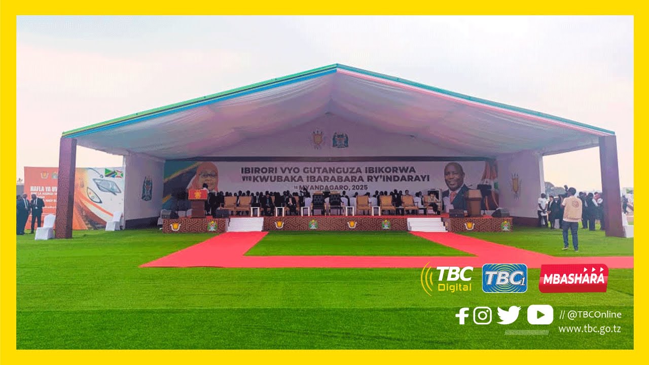🔴#TBCLIVE: UWEKAJI WA JIWE LA MSINGI MRADI WA SGR UVINZA TANZANIA - MSONGATI BURUNDI