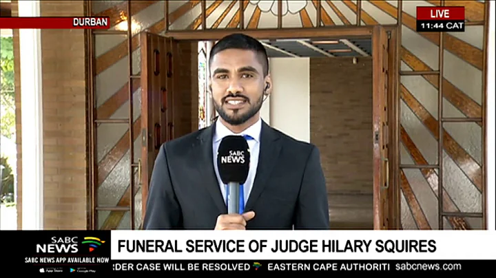 Judge Hilary Squires funeral service underway