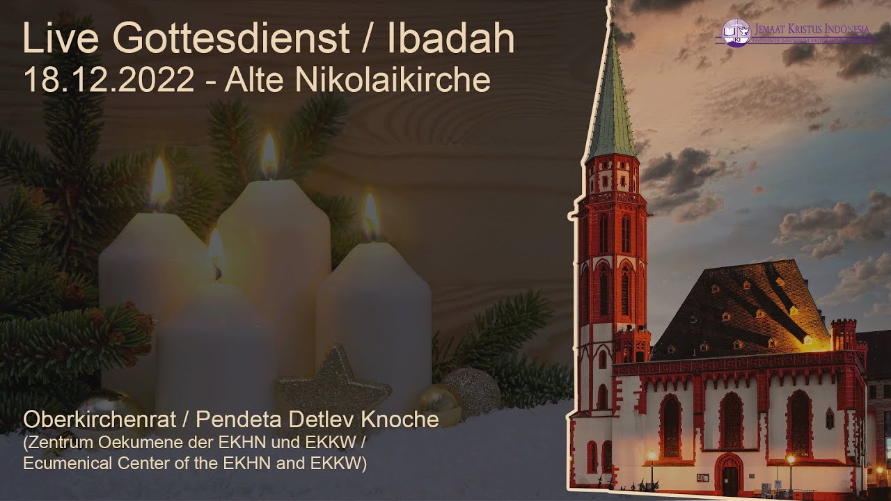 18.12.2022 Live Gottesdienst / Ibadah - YouTube