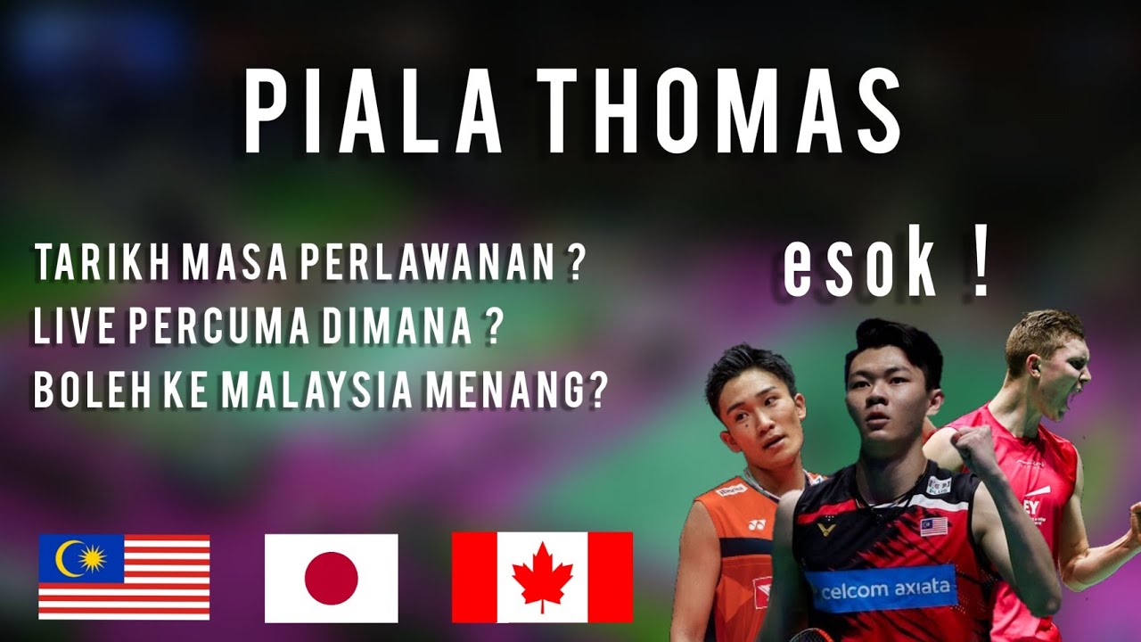 Piala thomas 2021 malaysia vs indonesia