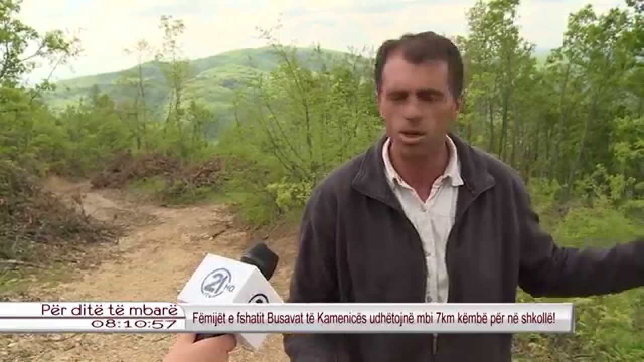 Femijet e fshatit Bushavat udhetojne mbi 7km kembe per ne shkolle! 15.05.2015