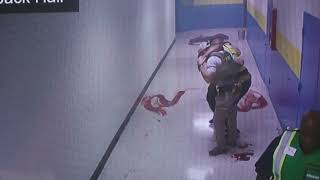Inside the active shooter drill at Southside Elementary School in Augusta, Ga. on Thursday, May 18.