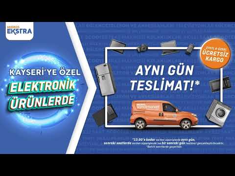 Migros Extra Kayseri'ye Özel Elektronik Ürünler Aynı Gün Teslimat - Migros Extra Kayseri'ye Özel Elektronik Ürünler Aynı Gün Teslimat
