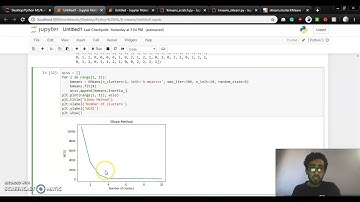K means clustering with Optimal number of clusters in python from scratch (Tutorial - 7, Part - 2)