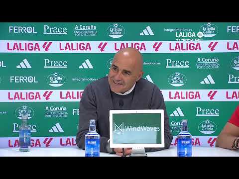 Rueda de prensa Racing Club Ferrol vs RC Deportivo