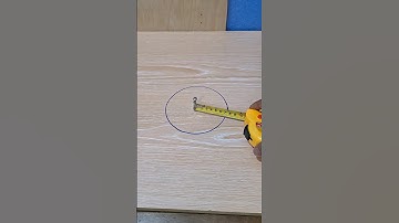 PERFECT CIRCLE with STEEL TAPE / TAPE MEASURE | Tips & Tricks #diy #youtubeshorts #tutorial #shorts