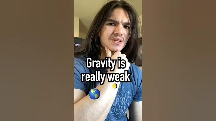 Gravity is really weak. 🍎 #physics #science #astronomy #astrophysics