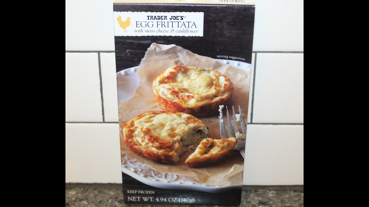 Trader Joe’s Egg Frittata with Swiss Cheese & Cauliflower Review YouTube