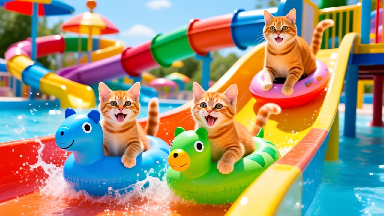 Mama Cat Trims Fur on the Farm and Makes Tiger Hat For Kittens At Home🐾🎩🐯