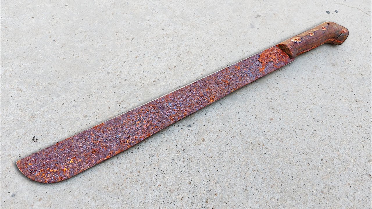 Restoration Rusty Sugarcane Chopper - YouTube