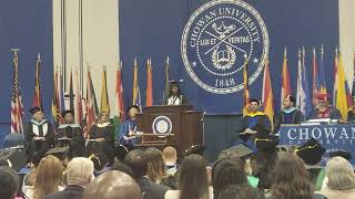 Chowan University 2025 commencement speaker Danea Mackey Gratitude We are Dynamically Made